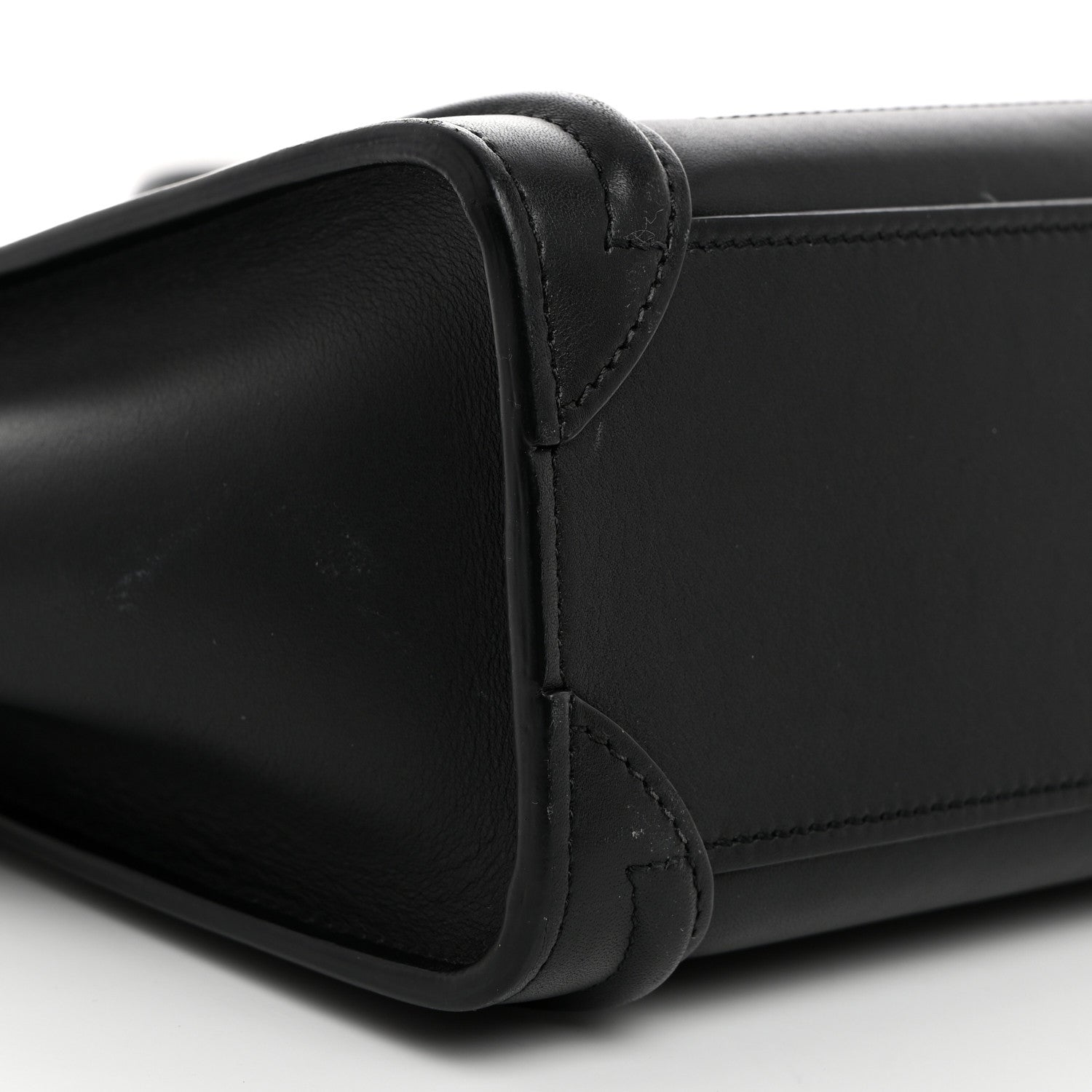 Celine Smooth Calfskin Nano Luggage Black 9 of 10