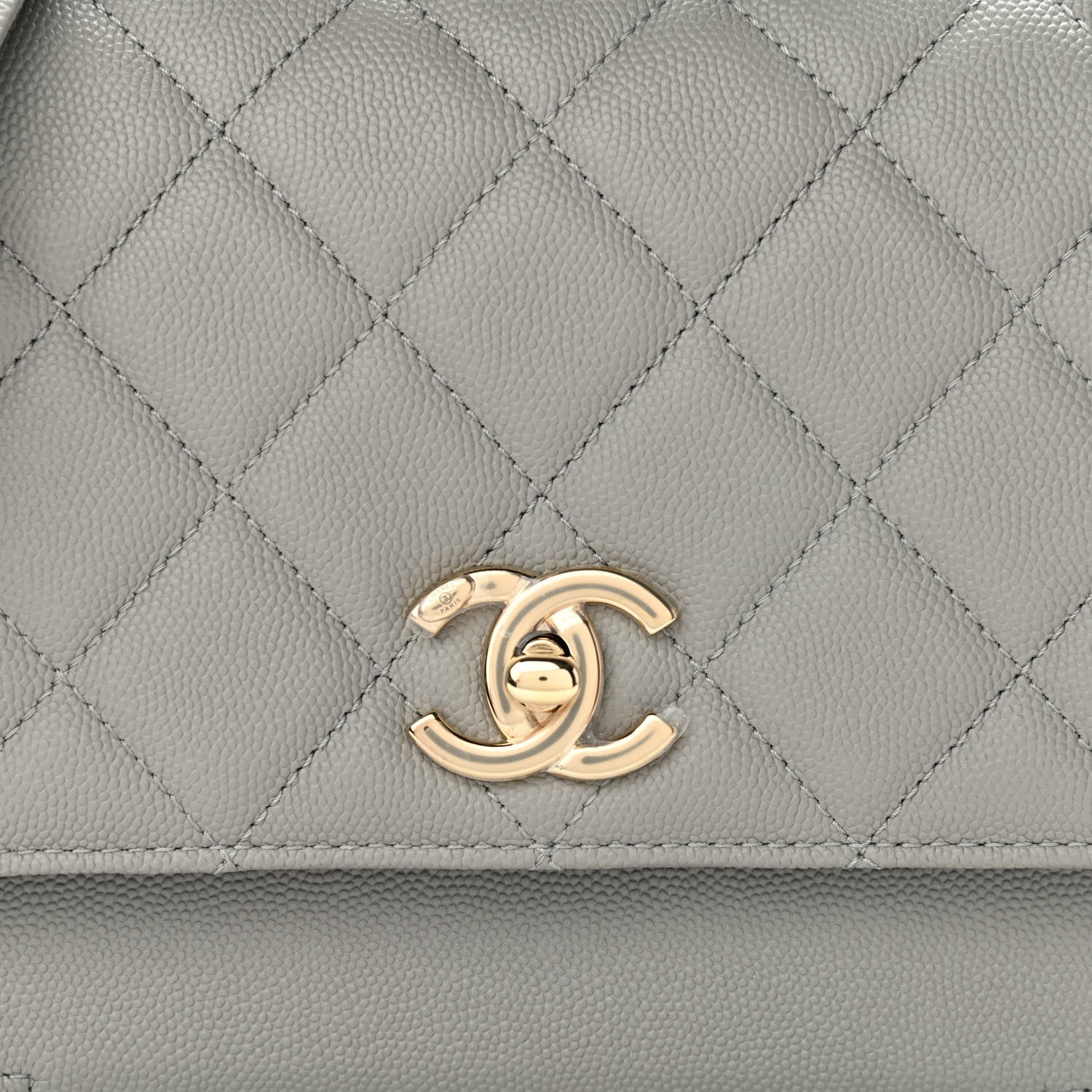 Chanel Caviar Quilted Medium Business Affinity Flap Grey 8 of 11