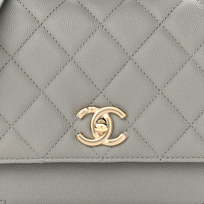 Chanel Caviar Quilted Medium Business Affinity Flap Grey 8 of 11
