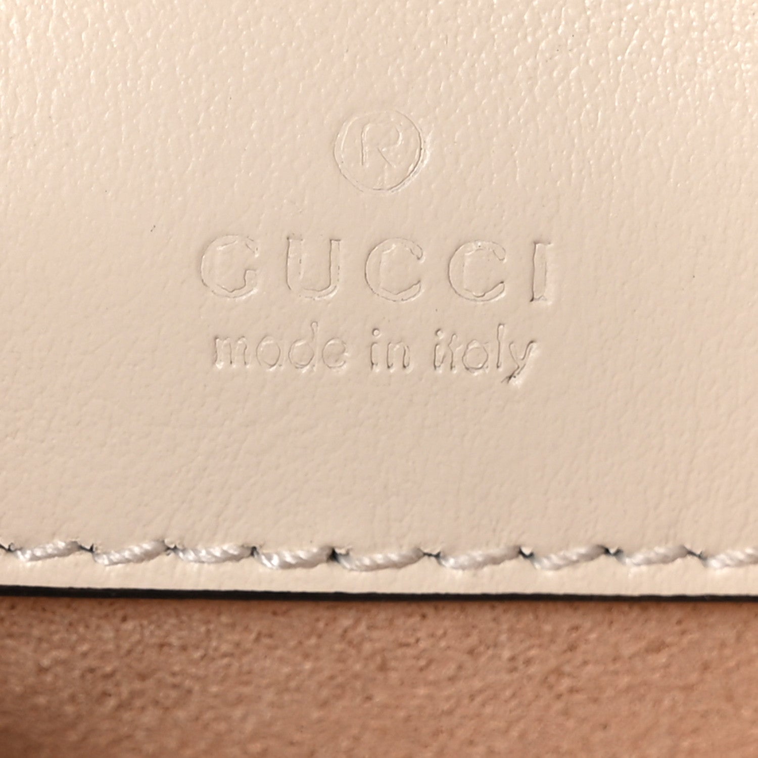 Gucci Calfskin Matelasse Mini GG Marmont Crossbody Bag White 7 of 10