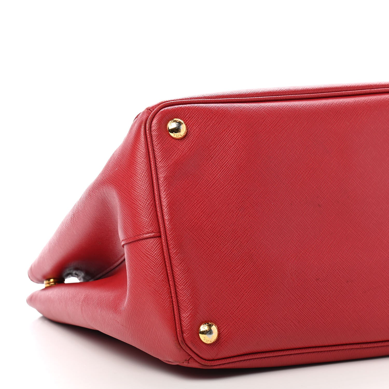 Prada Saffiano Lux Large Tote Fuoco 18 of 19