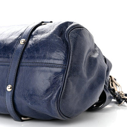 Miu Miu Vitello Lux Bow Tote Bleuette 9 of 9