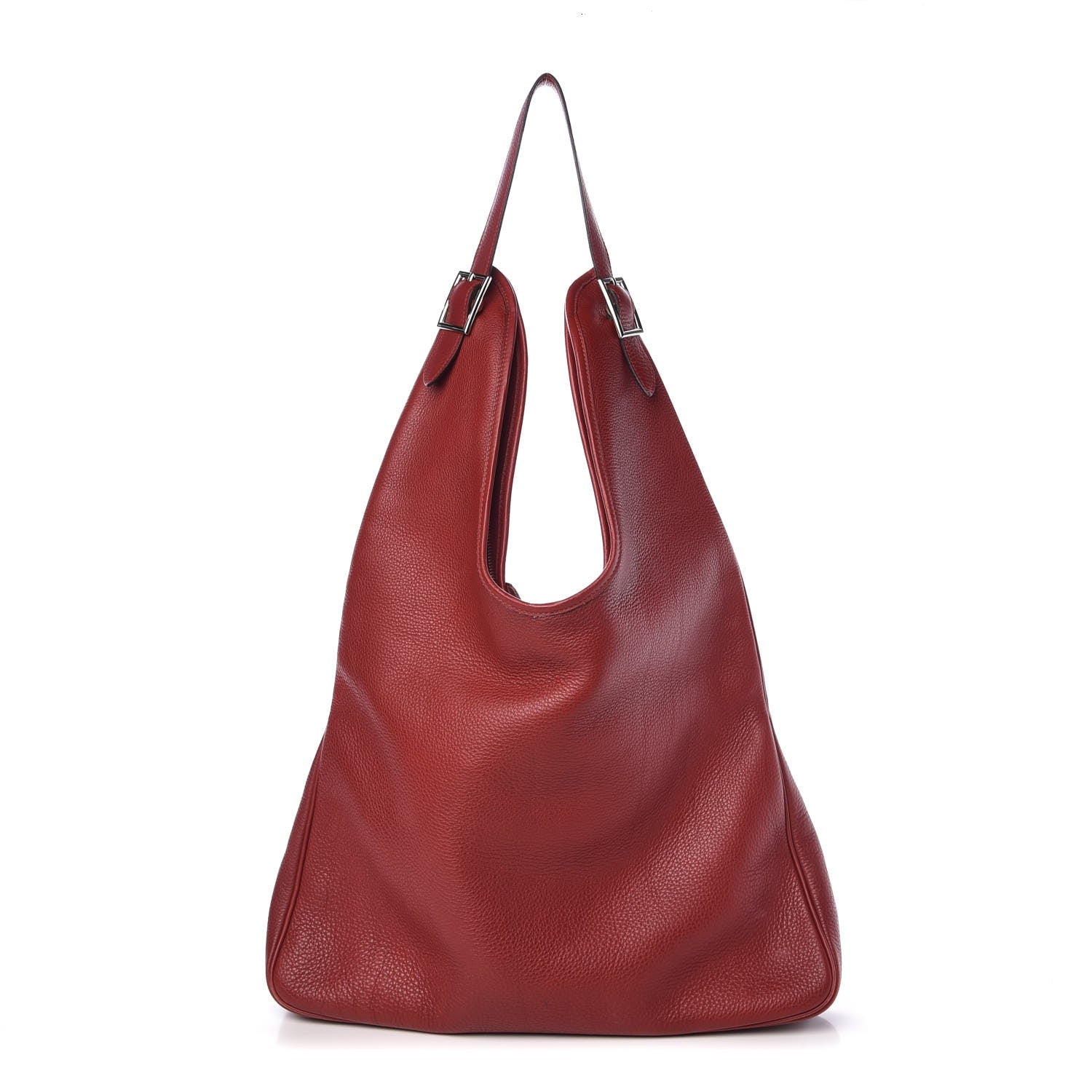 Hermes Taurillon Clemence Massai GM Rouge Garance 1 of 10