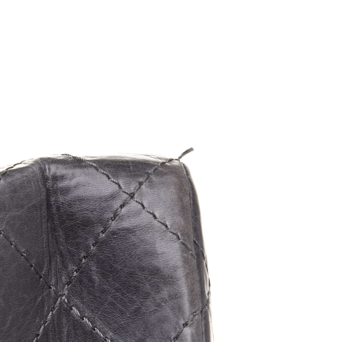 Aged Calfskin Quilted 50th Anniversary 2.55 Reissue 227 Flap Grey