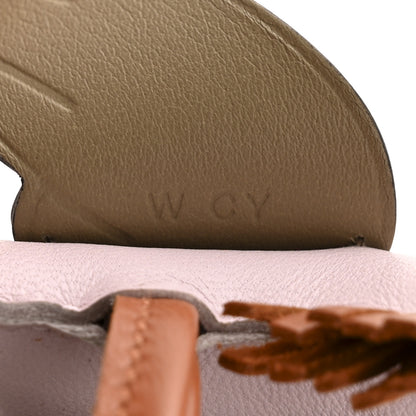 Hermes Milo Lambskin Grigri Rodeo Pegase Horse Bag Charm PM Mauve Pale Pain D'Epice Beige Marfa 4 of 5