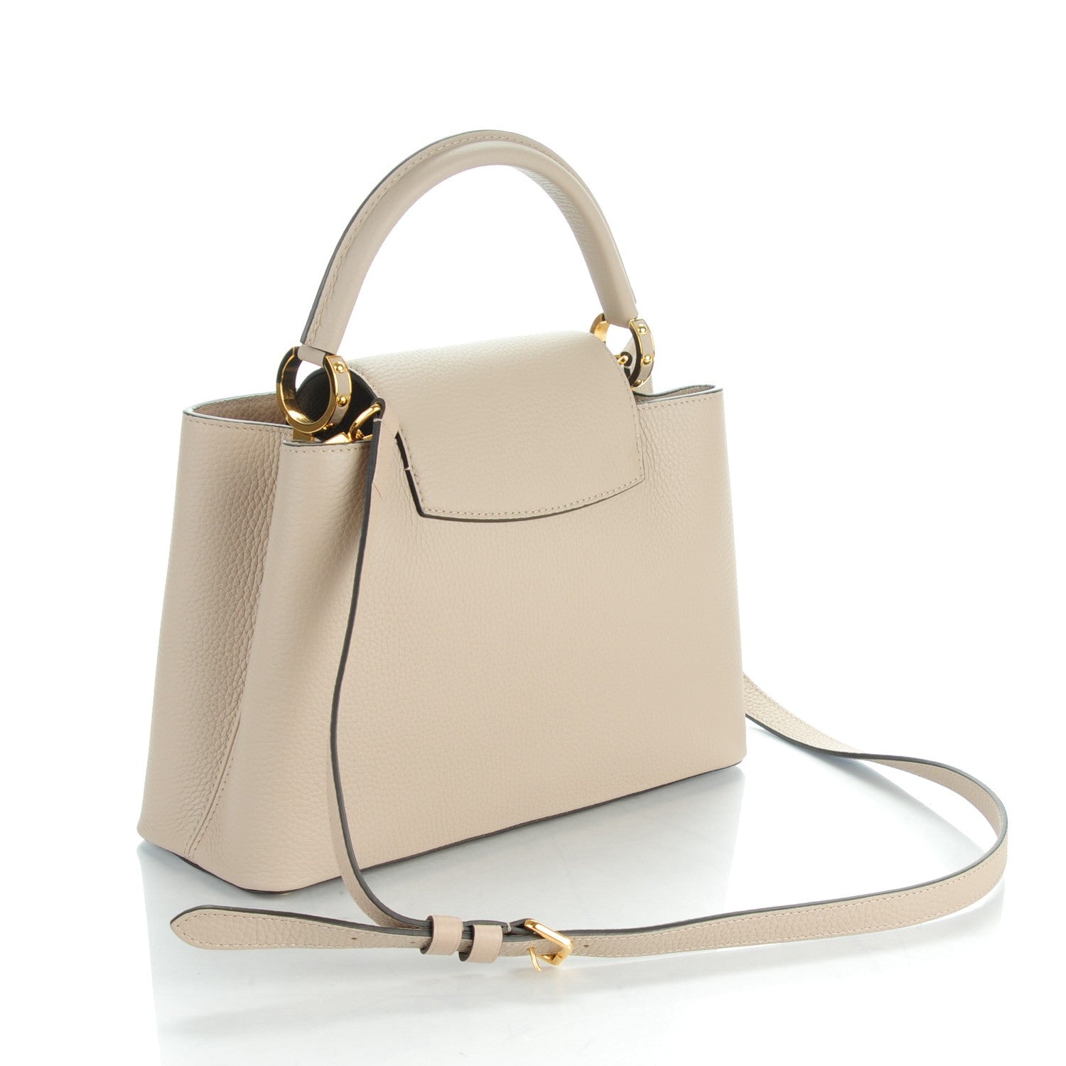 Louis Vuitton Taurillon Capucines PM Galet 3 of 7