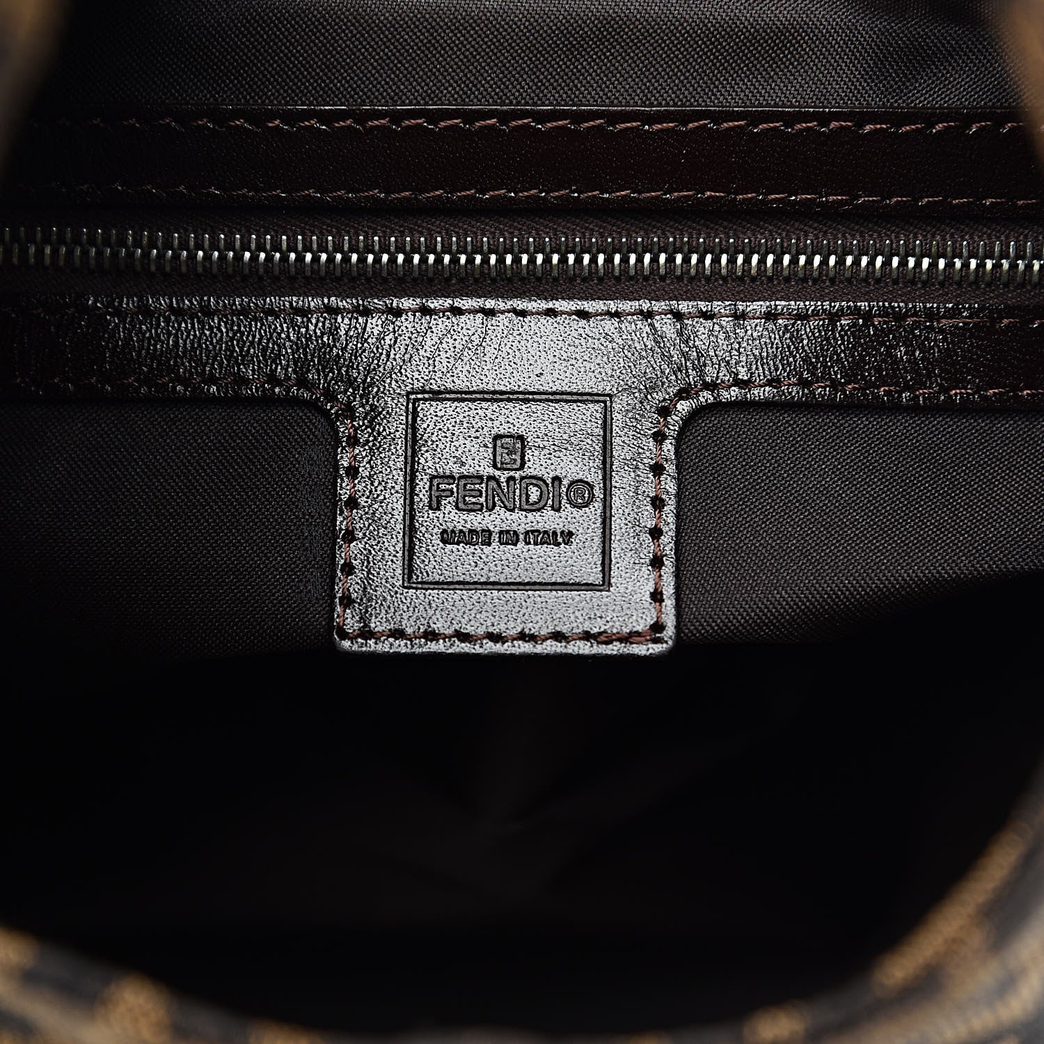 Fendi Zucca Mini Shoulder Bag Tobacco 6 of 8