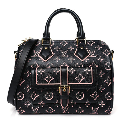 Louis Vuitton Monogram Fall for You Speedy Bandouliere 25 Black 1 of 8