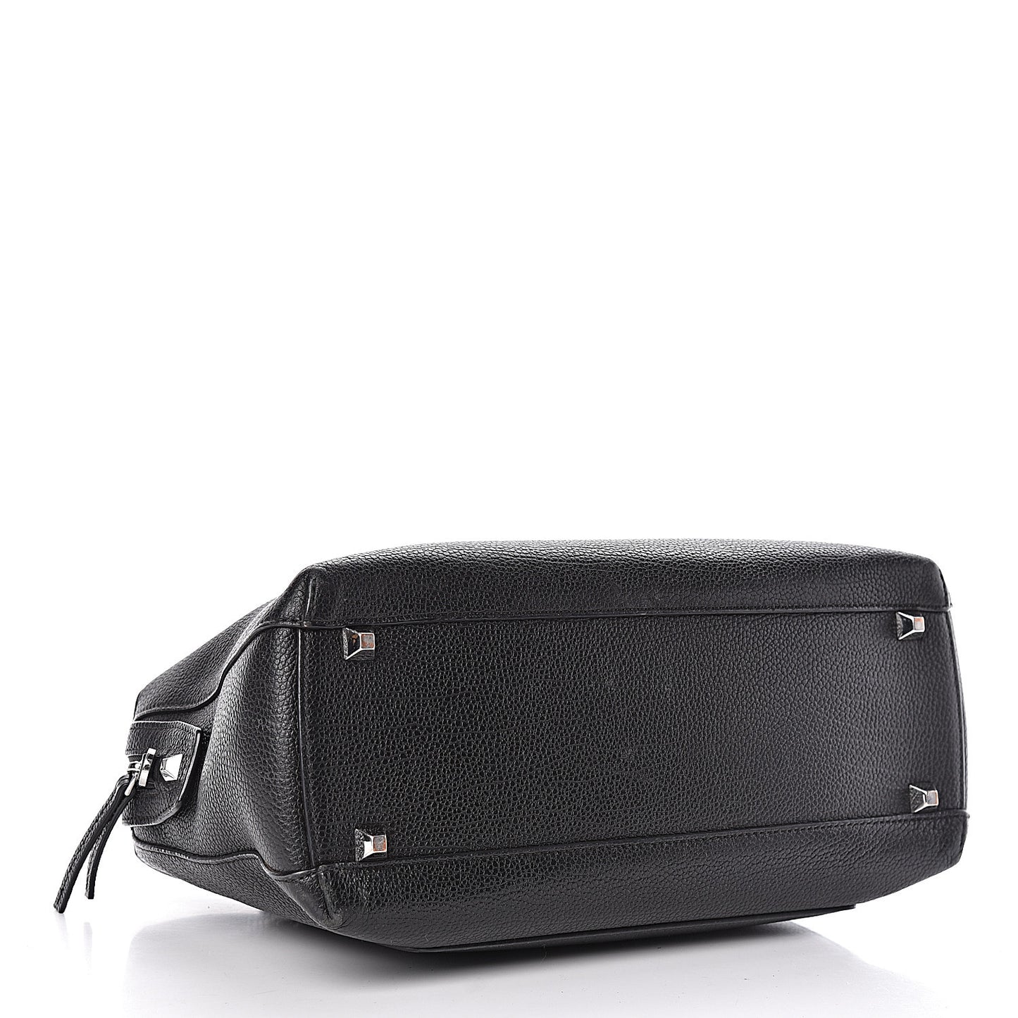 Grained Calfskin Medium Ella Boston Black