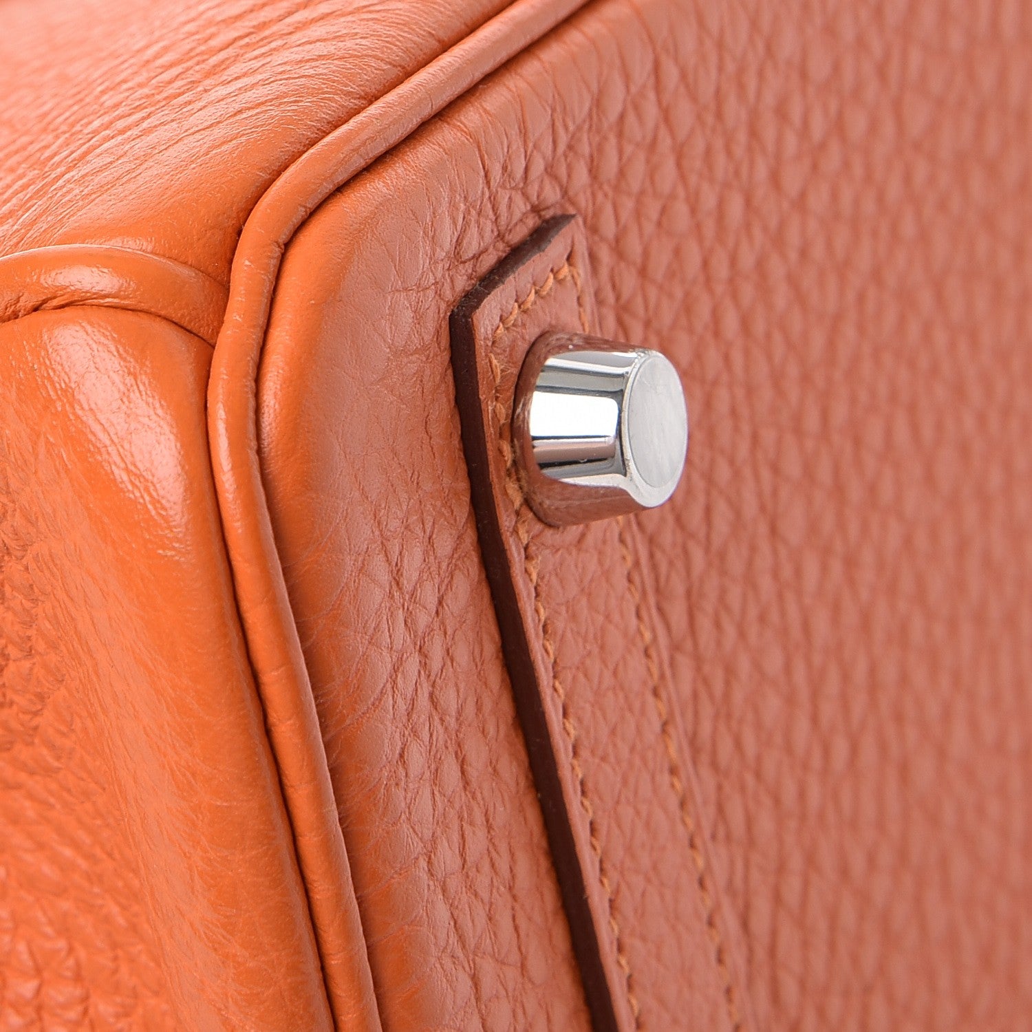 Hermes Togo Birkin 25 Orange 26 of 30