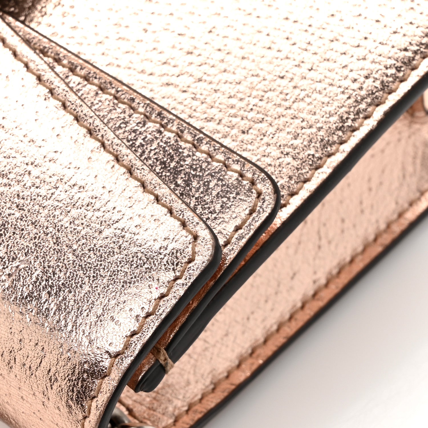 Gucci Metallic Calfskin Super Mini Dionysus Shoulder Bag Rose Gold 13 of 13