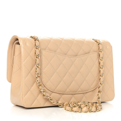 Chanel Caviar Quilted Medium Double Flap Beige 2 of 4
