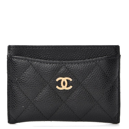 Chanel Caviar Quilted Card Holder Black 1 of 9