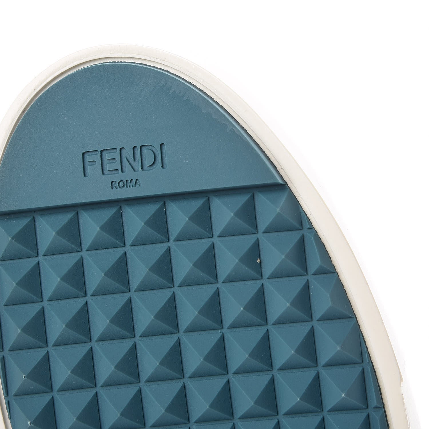 Fendi Vitello Elite Monster Bug Slip On Sneakers 39.5 Ribes Grigio Bois de Rose 16 of 17