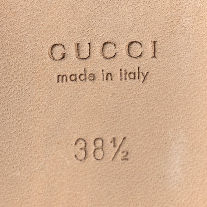 Gucci Video Net Nappa Horsebit Ballerina Flats 38.5 Great White 8 of 10
