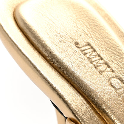 Jimmy Choo Metallic Nappa Diosa 90 Sandals 36 Gold 10 of 13