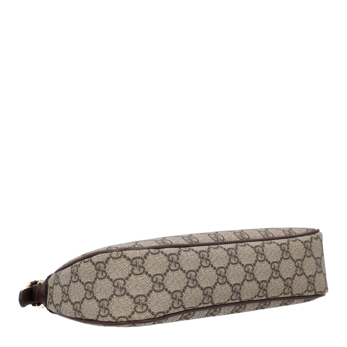 Gucci GG Supreme Monogram Textured Dollar Calfskin Small Ophidia Hobo Beige Ebony New Acero 4 of 10