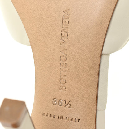 Bottega Veneta Nappa Quilted Rubber Lido Mule Sandals 36.5 Sea Salt 9 of 14