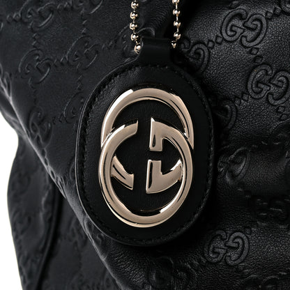 Gucci Guccissima Large Sukey Tote Black 12 of 13