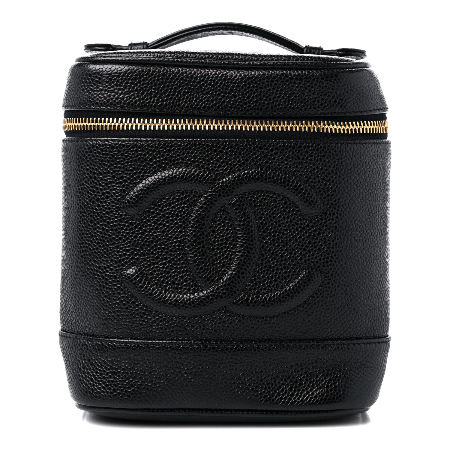 Chanel Caviar Vanity Cosmetic Case Black 1 of 13