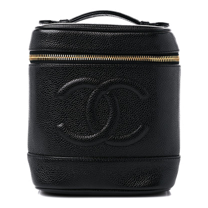 Chanel Caviar Vanity Cosmetic Case Black 1 of 13