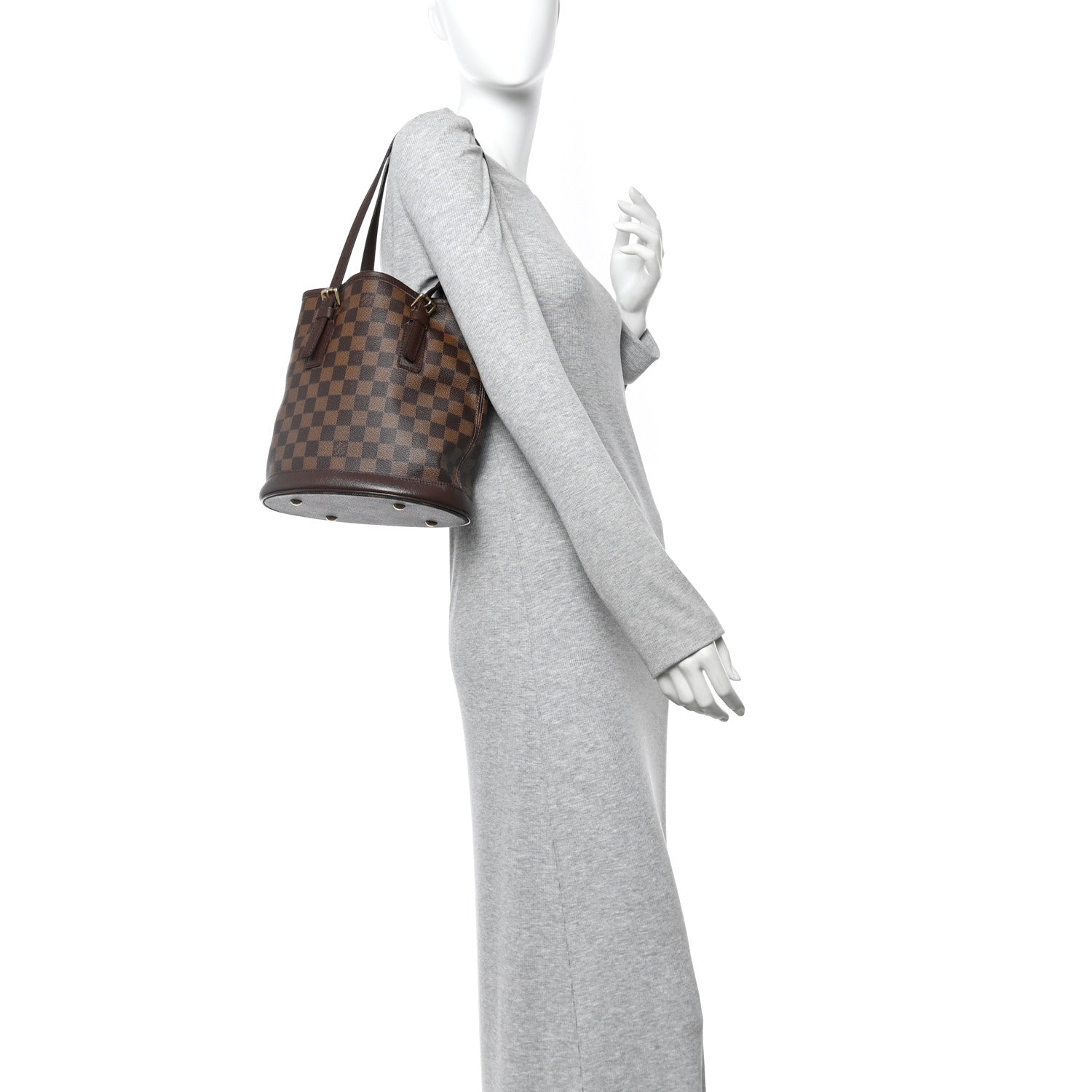 Louis Vuitton Damier Ebene Marais Bucket 23 2 of 10