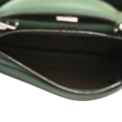 Fendi Cuoio Romano Vitello Cover Bi-Color Peekaboo I See U X Cross Satchel Green Island Maya 6 of 11