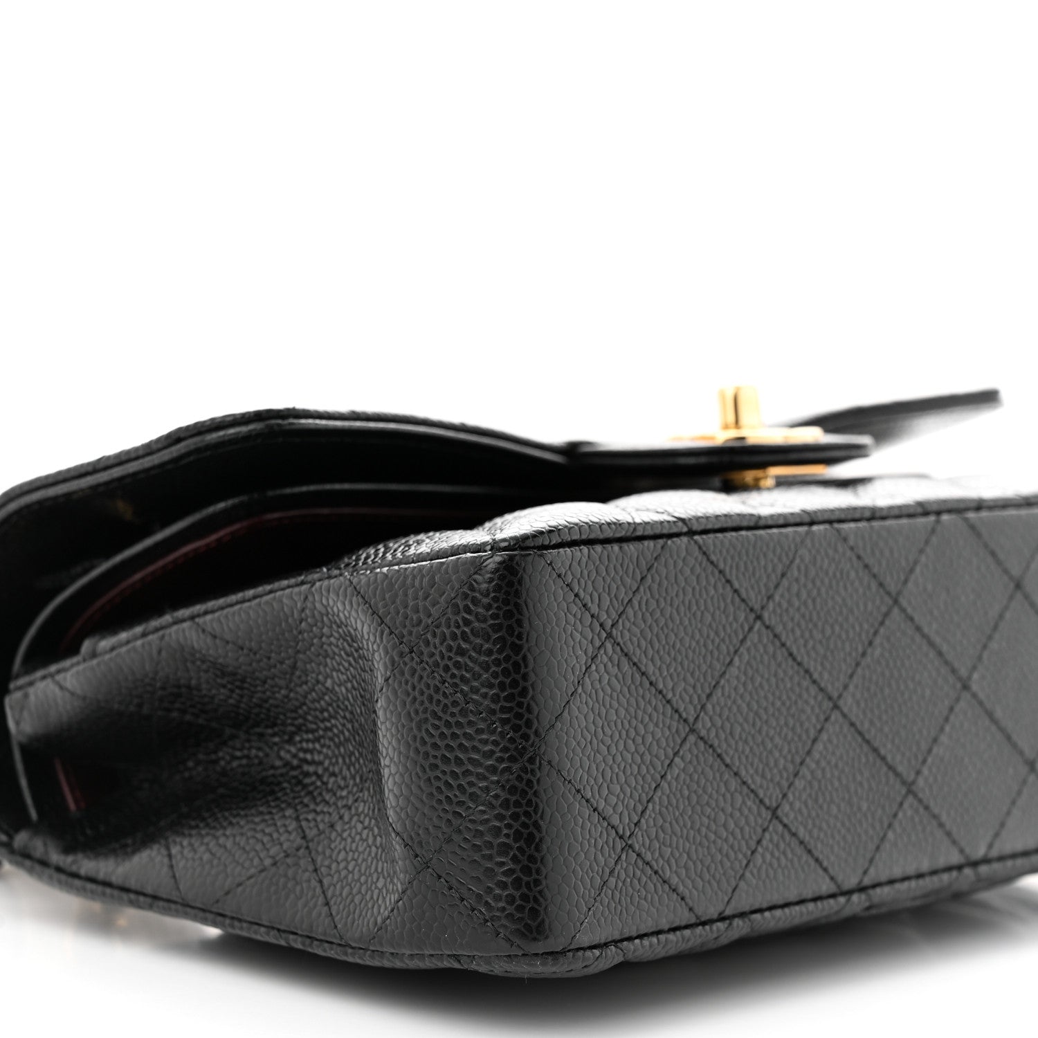 Chanel Caviar Quilted Small Double Flap Black 9 of 10
