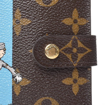 Louis Vuitton Monogram Groom Compact Zip Wallet Blue 9 of 10
