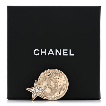 Chanel Crystal CC Star Brooch 4 of 4