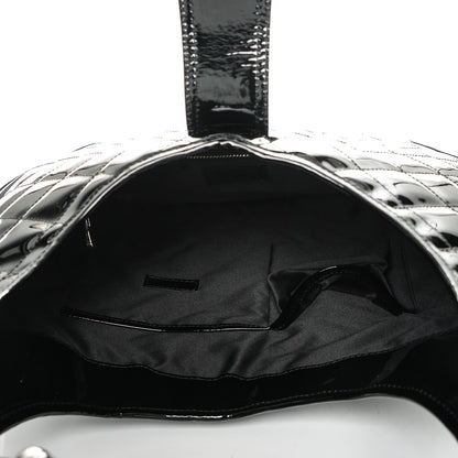 Burberry Patent Quilted Brook Hobo Black 5 of 7