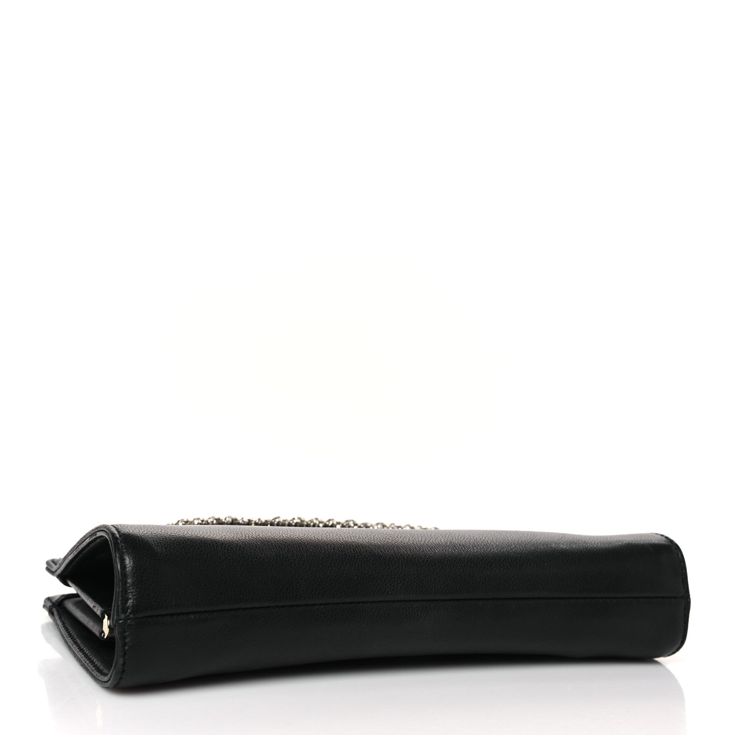 Jimmy Choo Nappa Crystal Venus Clutch with Chain Black 4 of 9