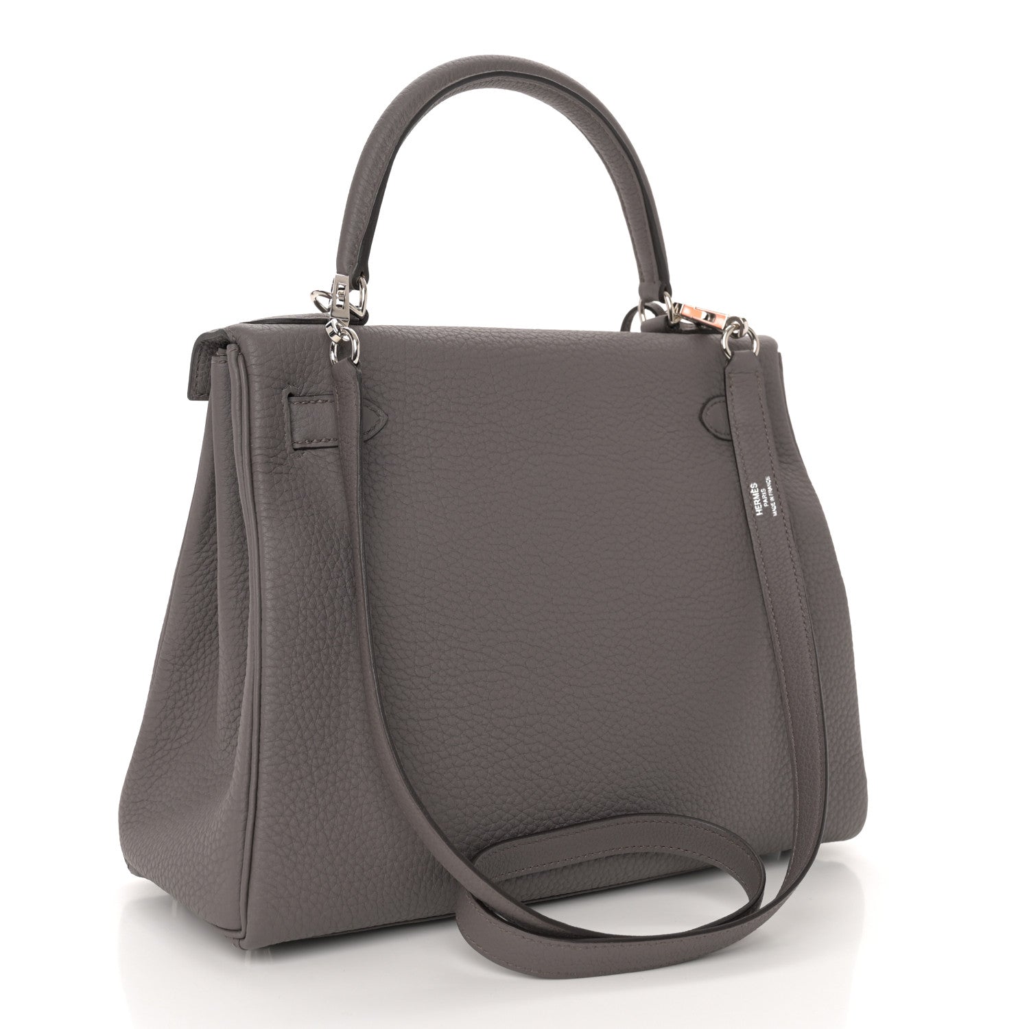 Hermes Togo Kelly Retourne 28 Etain 3 of 11