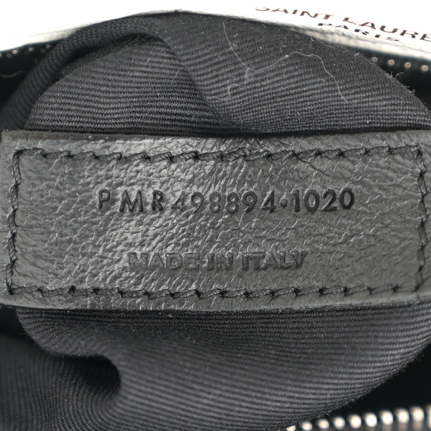 Saint Laurent Crinkled Calfskin Matelasse Monogram Medium Niki Chain Satchel Dirty White 7 of 13