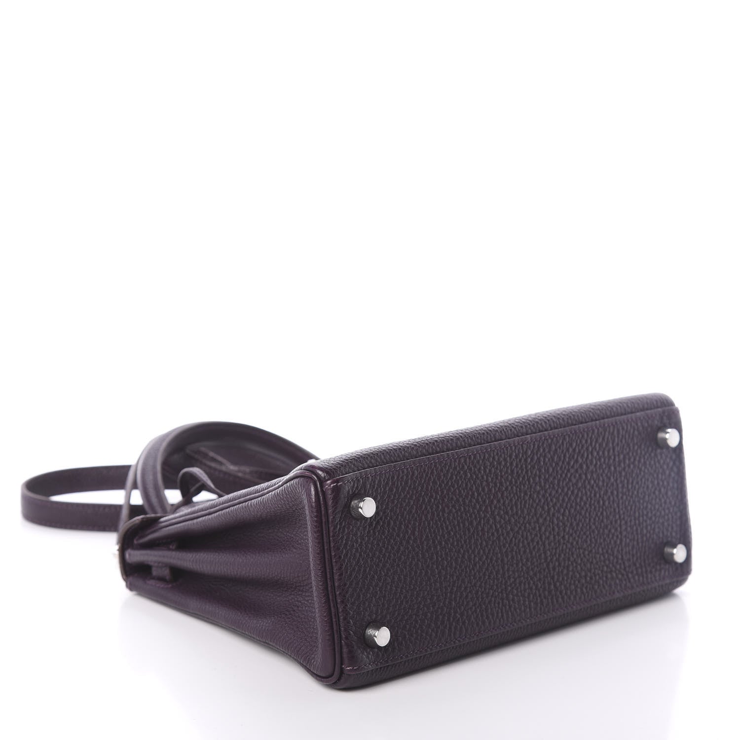 Hermes Togo Kelly Retourne 25 Raisin 5 of 18
