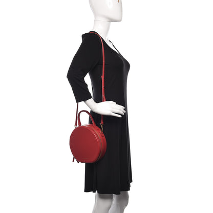 Mansur Gavriel Calfskin Circle Crossbody Bag Flamma 2 of 9