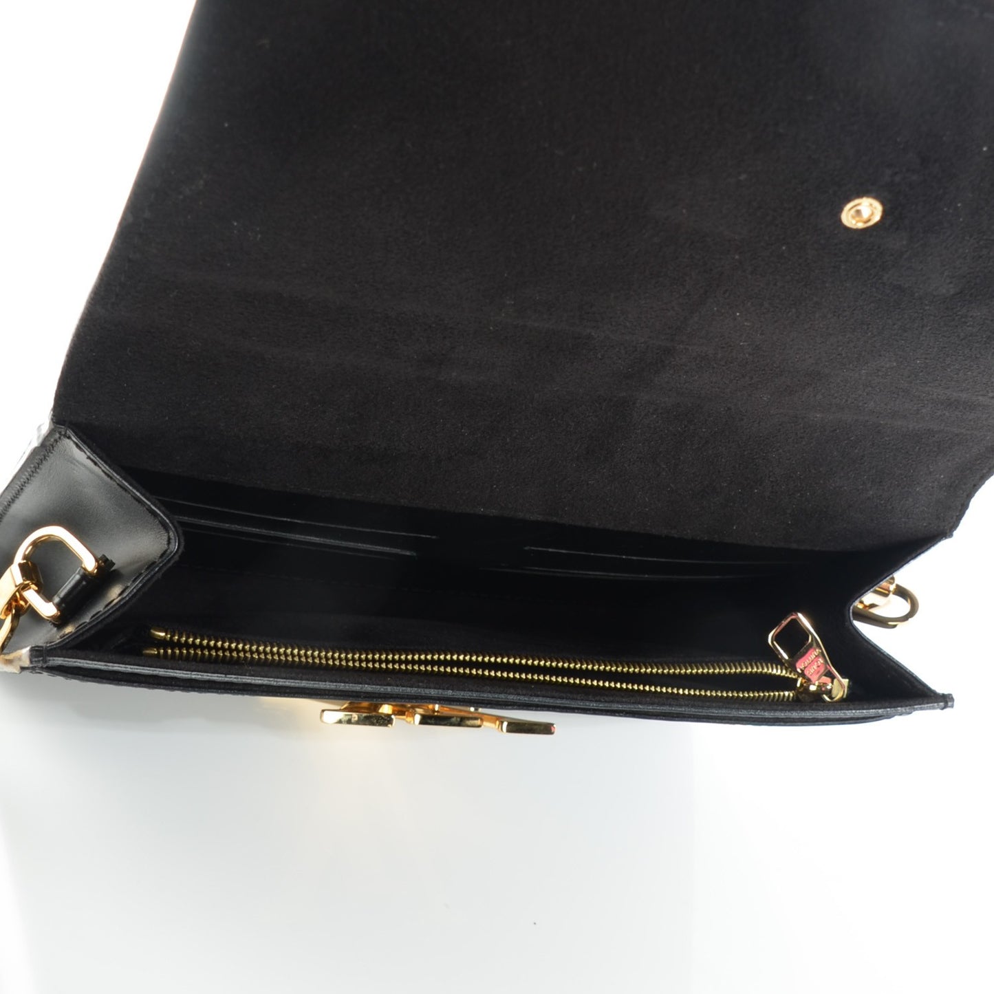 Calfskin Chain Louise GM Black