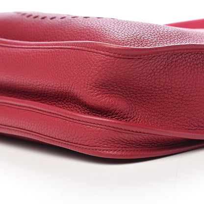 Hermes Taurillon Clemence Evelyne III GM Rubis 8 of 9