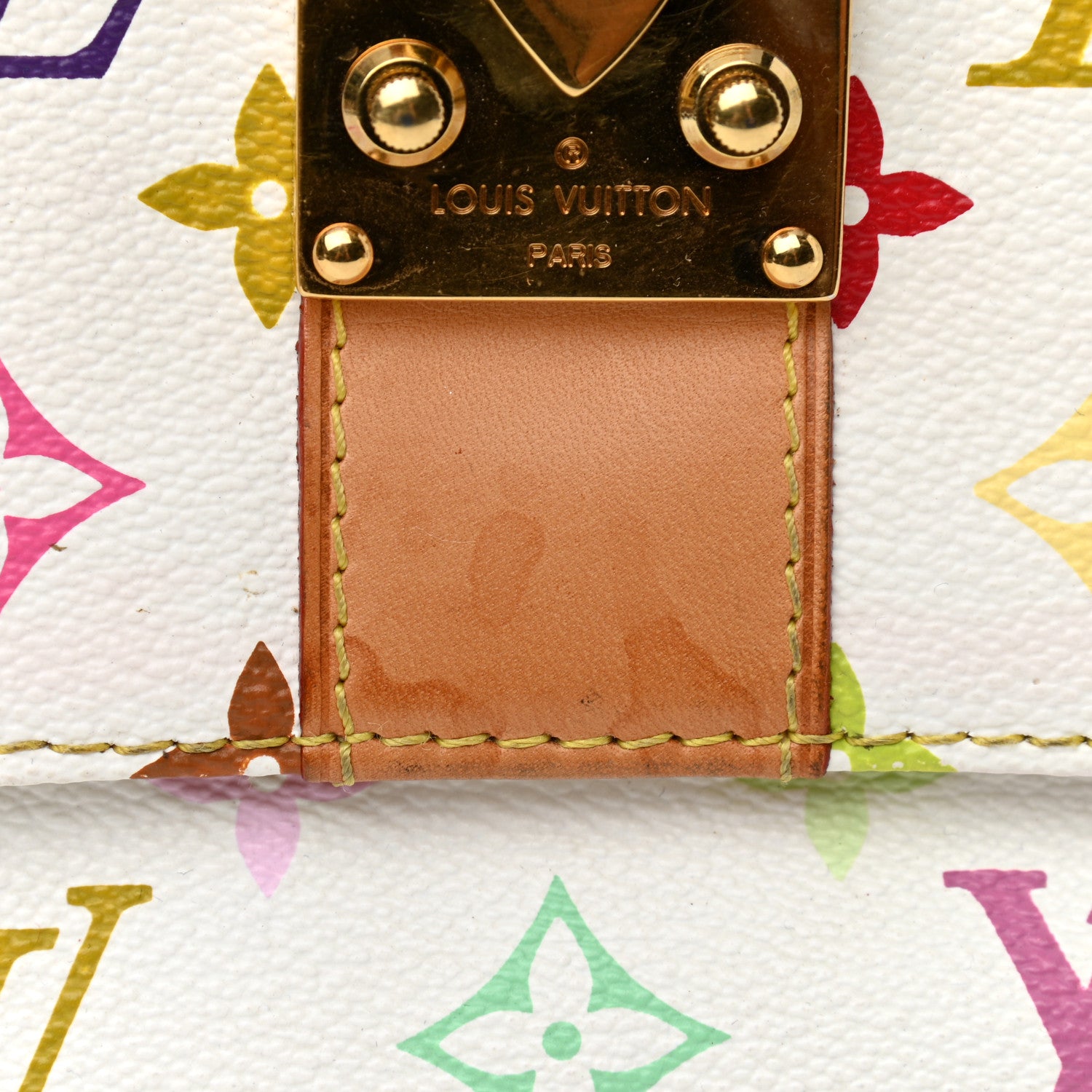 Louis Vuitton Monogram Multicolor Speedy 30 White 9 of 10