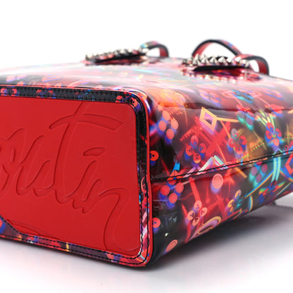 Christian Louboutin Patent Calfskin Small Discolaser Cabata Tote Multicolor 11 of 12