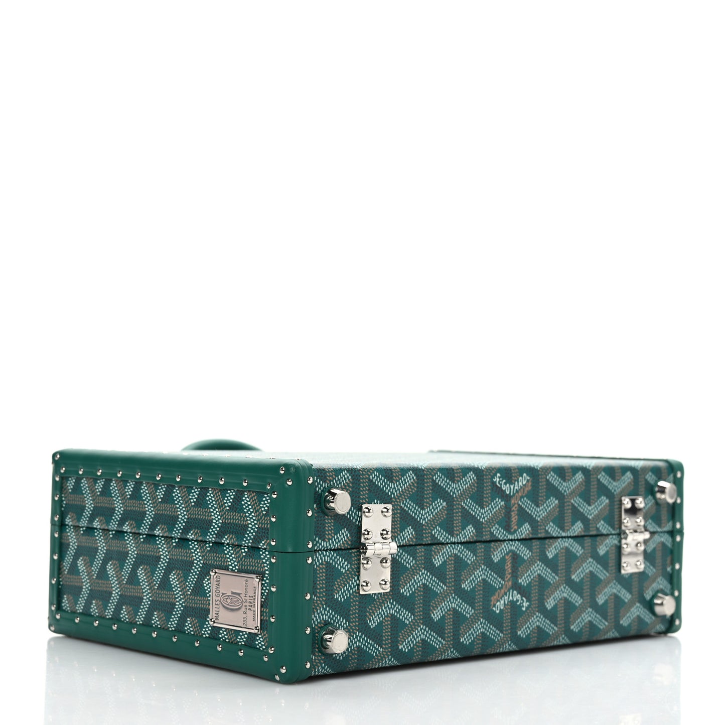 Goyardine Grand Hotel Trunk Bag Green