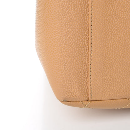 Chanel Caviar Quilted Grand Shopping Tote GST Beige 12 of 18