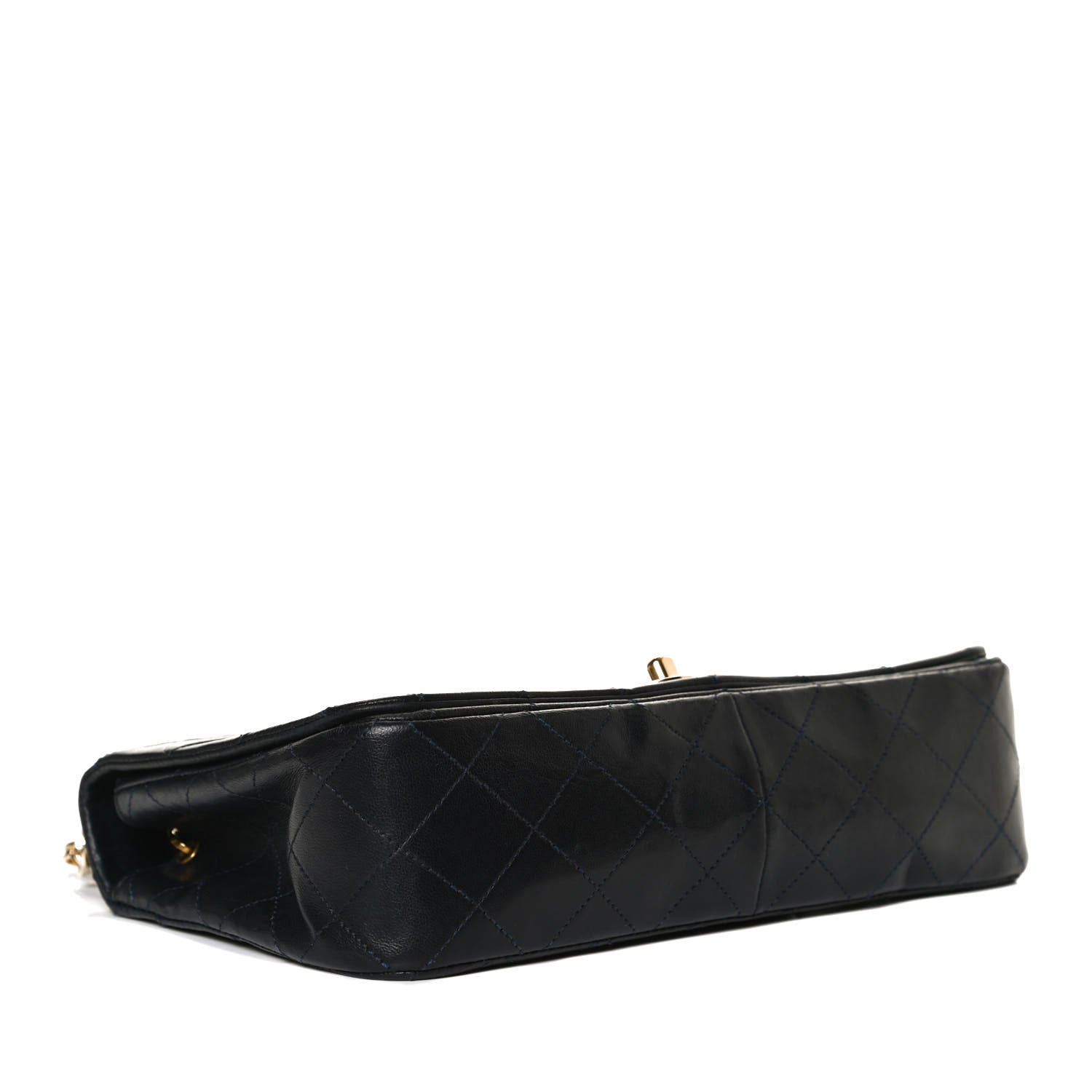 Chanel Aged Calfskin Quilted Medium Pondichery Flap Black 7 of 29
