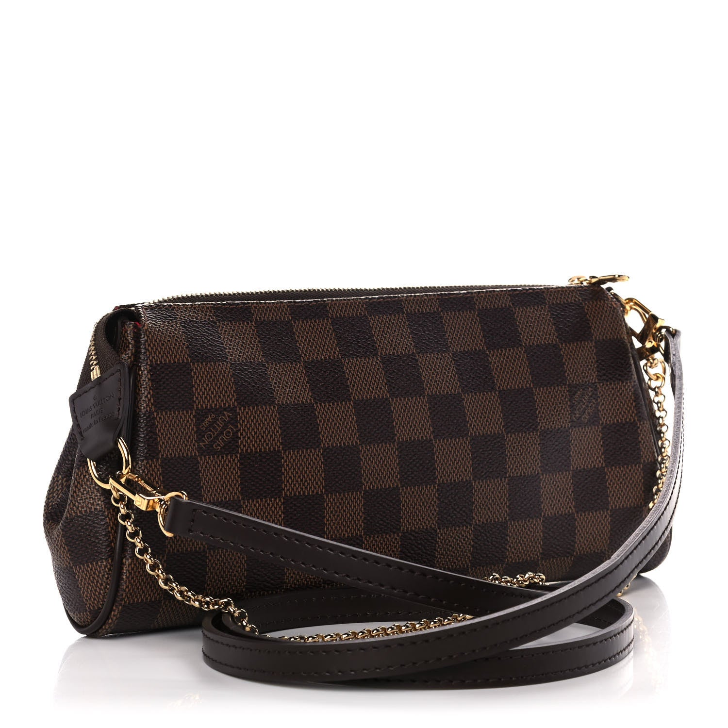 Louis Vuitton Damier Ebene Eva Clutch 3 of 12