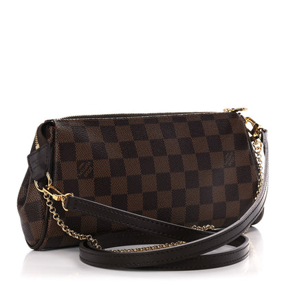 Louis Vuitton Damier Ebene Eva Clutch 3 of 12