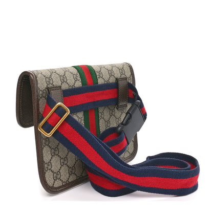 Gucci GG Supreme Monogram Web Small Ophidia Belt Bag Brown 2 of 11