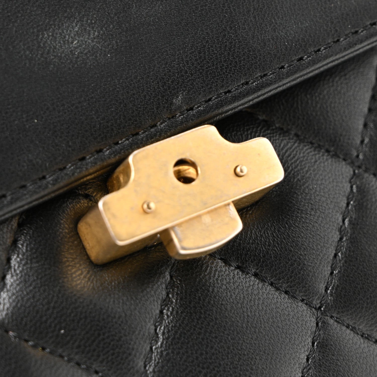 Chanel Lambskin Quilted Small CC Chic Flap Black 35 of 36