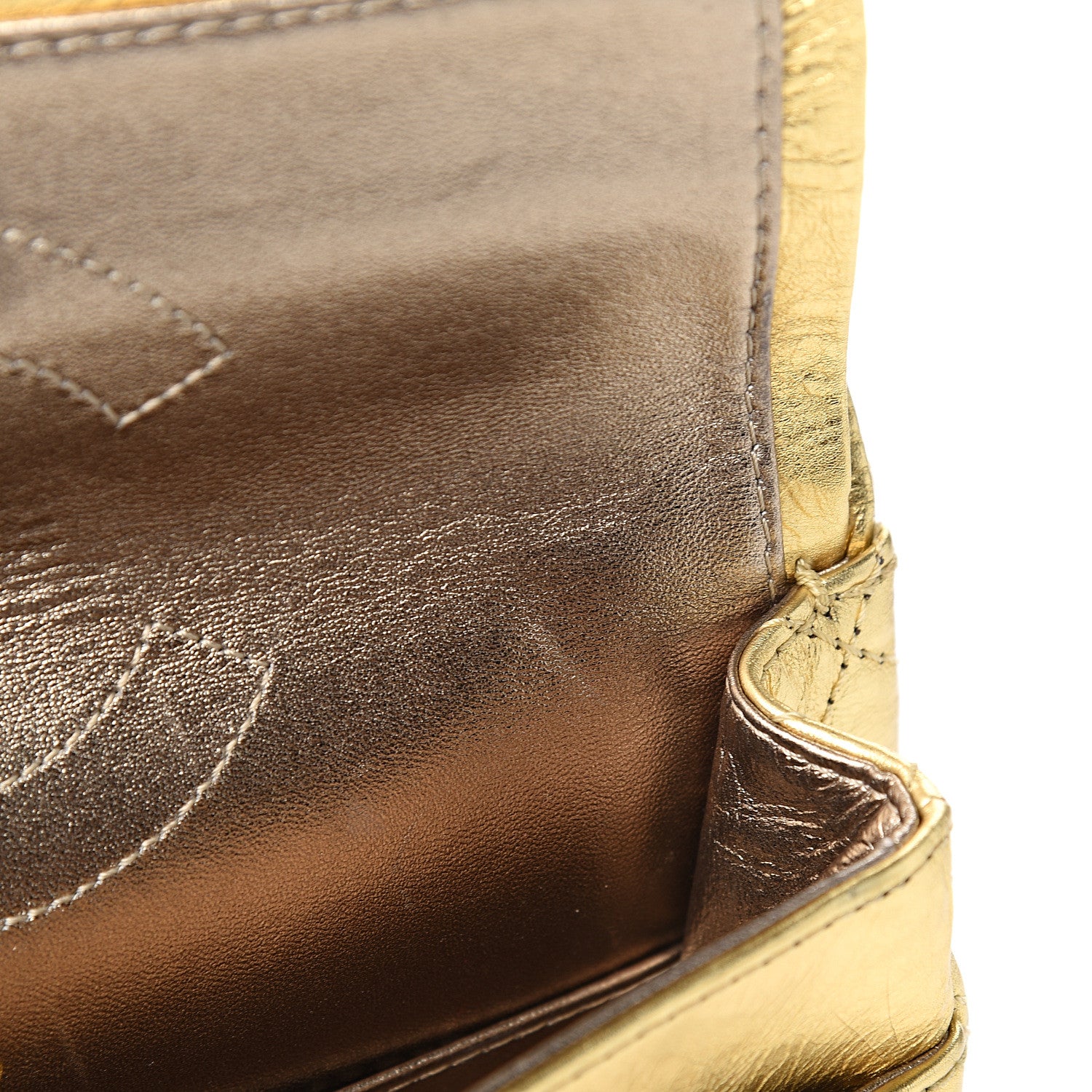 Chanel Metallic Aged Calfskin Quilted 2.55 Reissue 225 Flap Gold 8 of 11