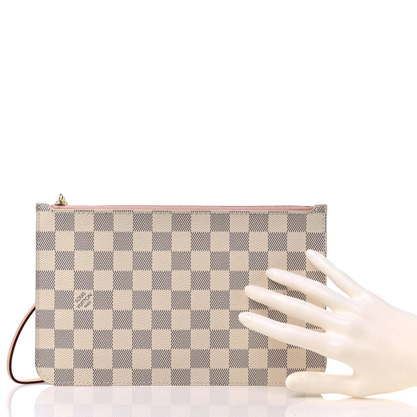 Damier Azur Neverfull MM GM Pochette Rose Ballerine