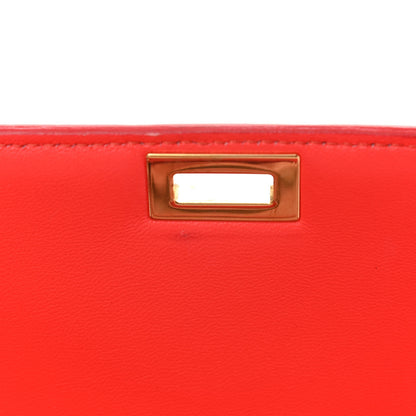 Celine Goatskin Medium Classic Box Flap Bag Alizarin 11 of 11